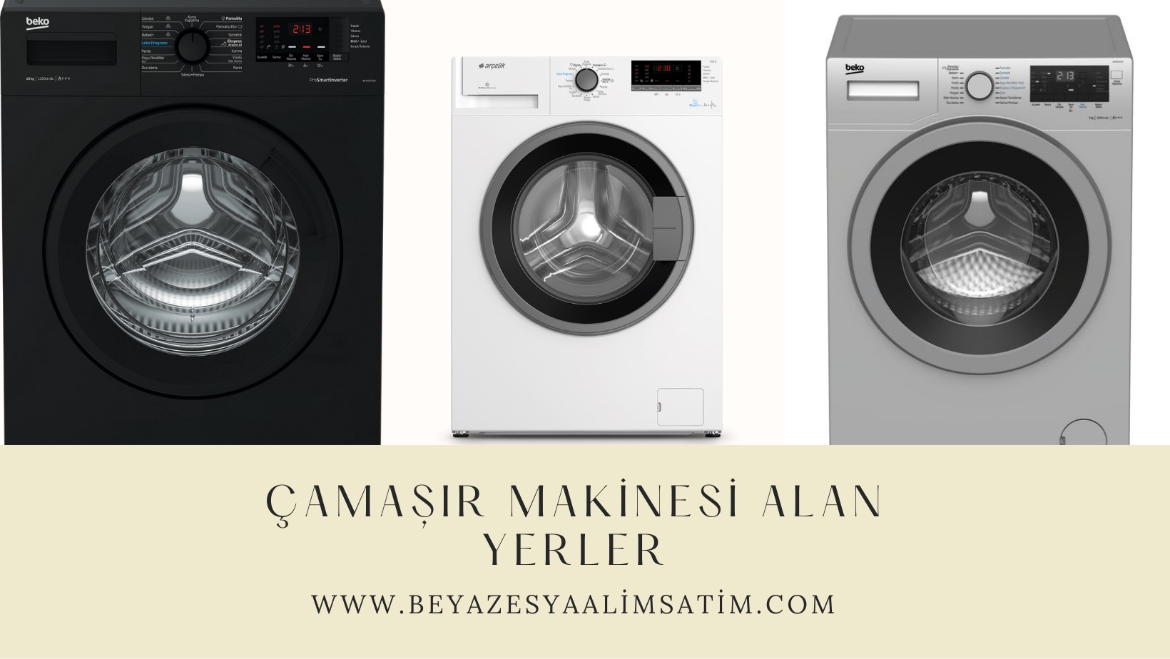 Çamaşır Makinesi Alan Yerler
